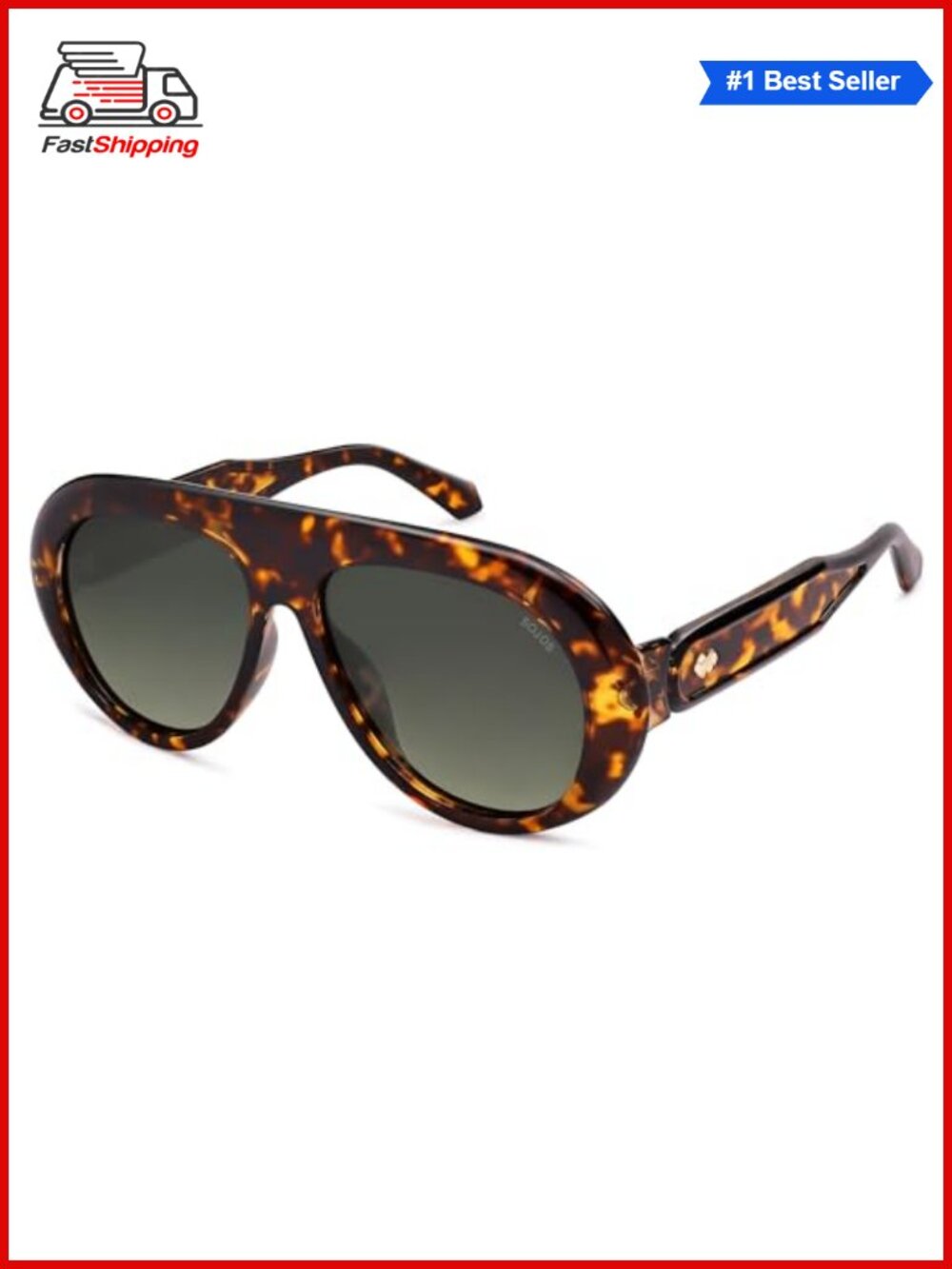 ✨SOJOS Oversized Polarized Aviator Sunglasses UV400 Unisex Adult